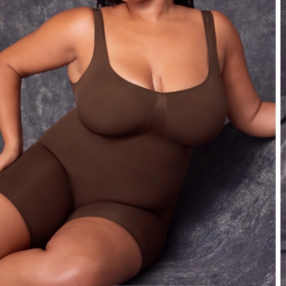 YITTY Nearly Naked Shapewear Mid Thigh Bodysuit